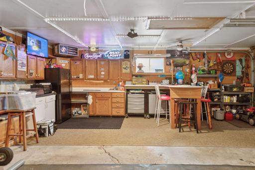 Close up of "The Easy" hang out. Additional pull-down storage in the garage provides valuable extra spaceâbecause you can never have too much storage.