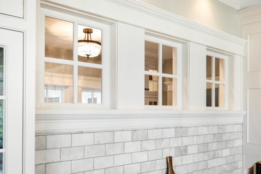 Beautiful custom details throughout the home.