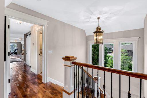 Upper level flex areas. The loft could be a large bedroom, workout space, home theater area or all the above.