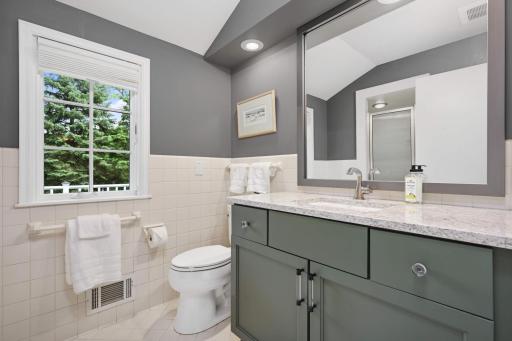 Primary en-suite 3/4 bath and the sunroom was designed to be built over for expanding both 2nd floor bathrooms