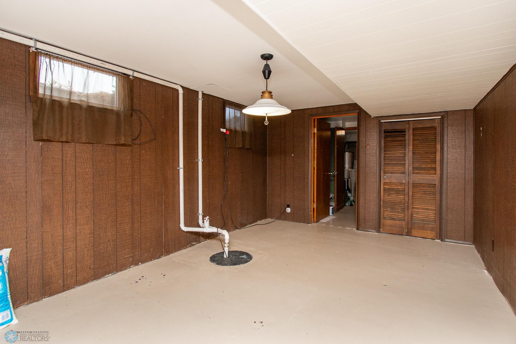 Basement room
