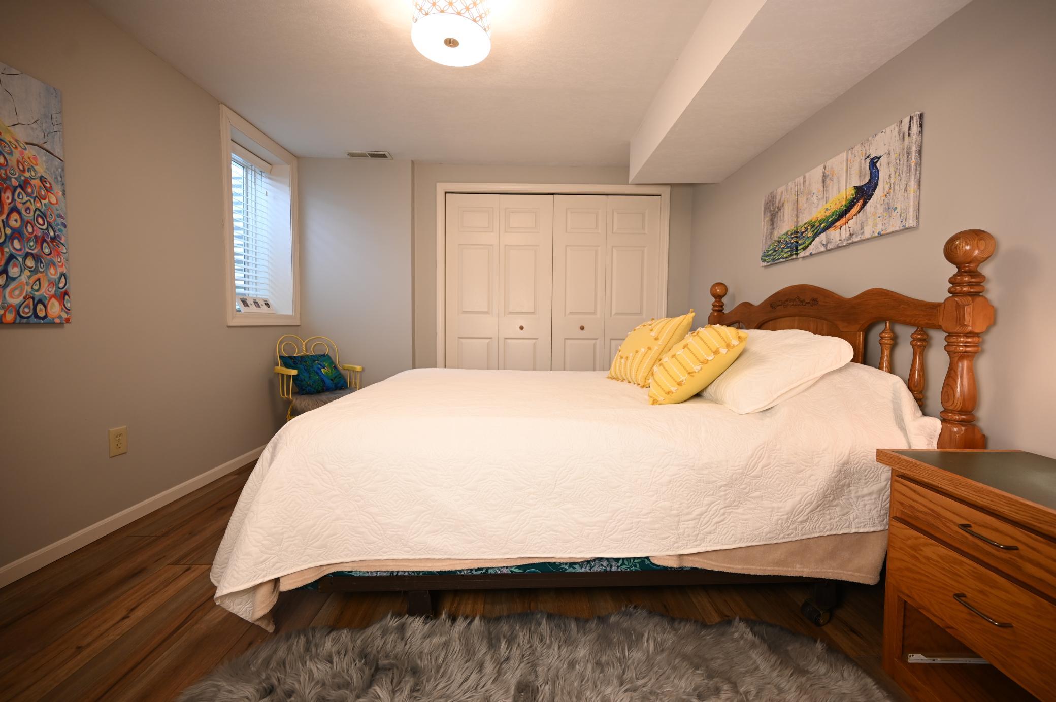 Lower level bedroom