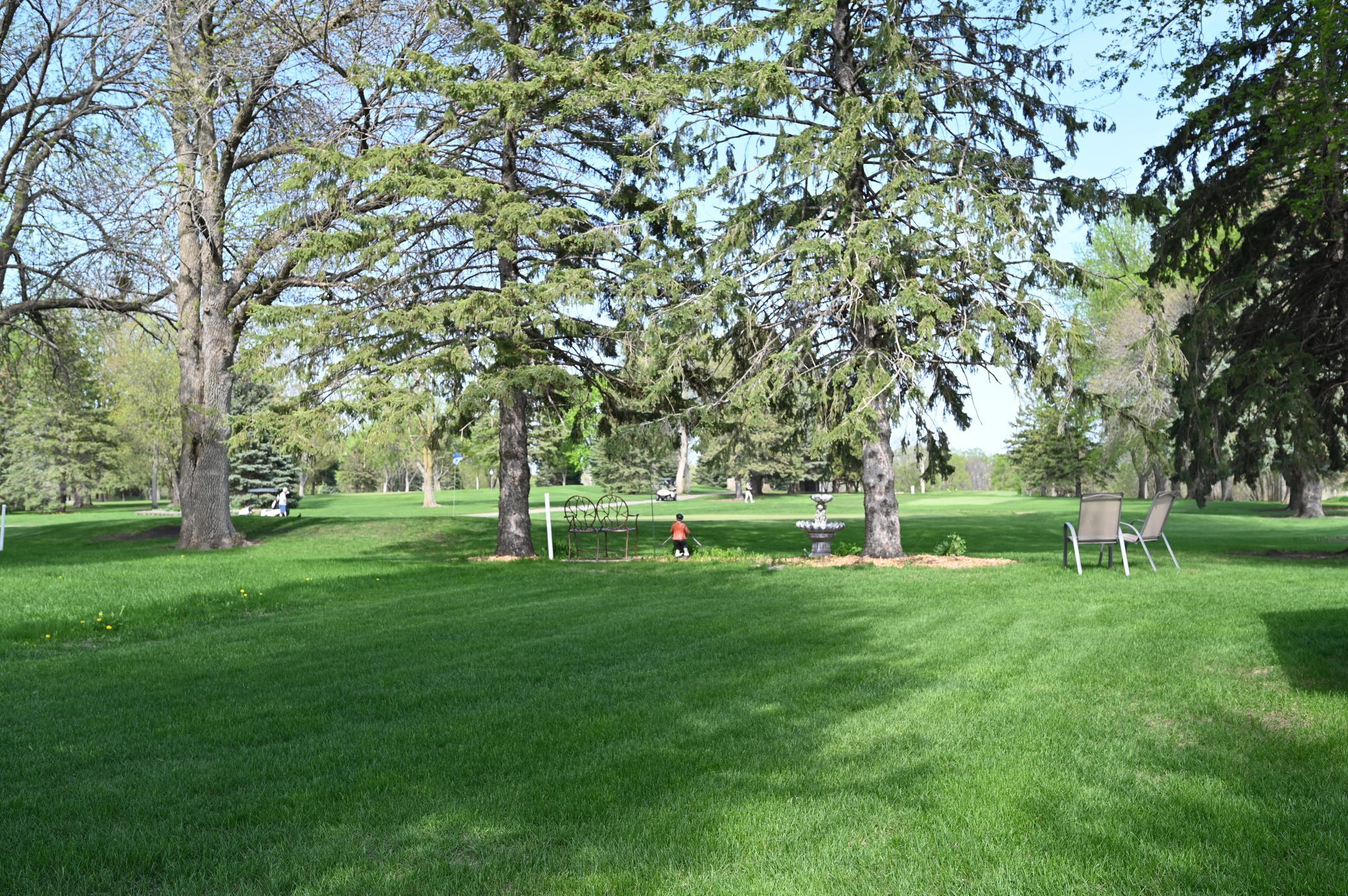 Your backyard is right on the golf course!