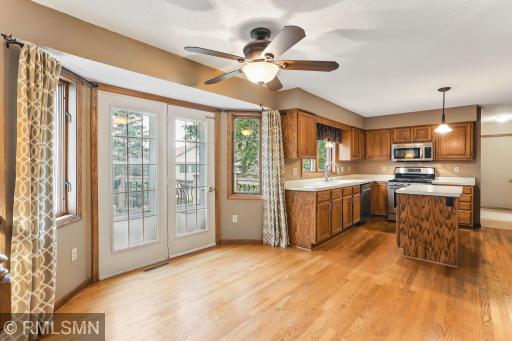 Enjoy breakfast in this bright informal dining area