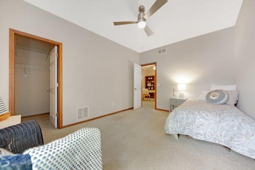 Fantastic size for a 2nd bedroom. Bonus, a walk in closet.