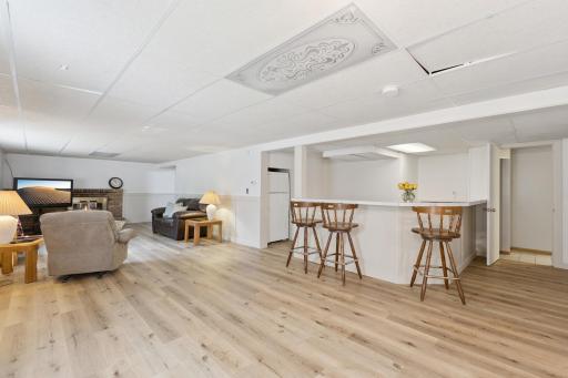 The family room has a wet bar, let the good times begin.