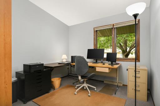 Bedroom #3 is currently being used as an office.