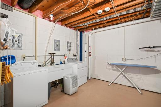 Laundry room.