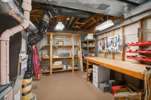 Mechanical room/workshop area.