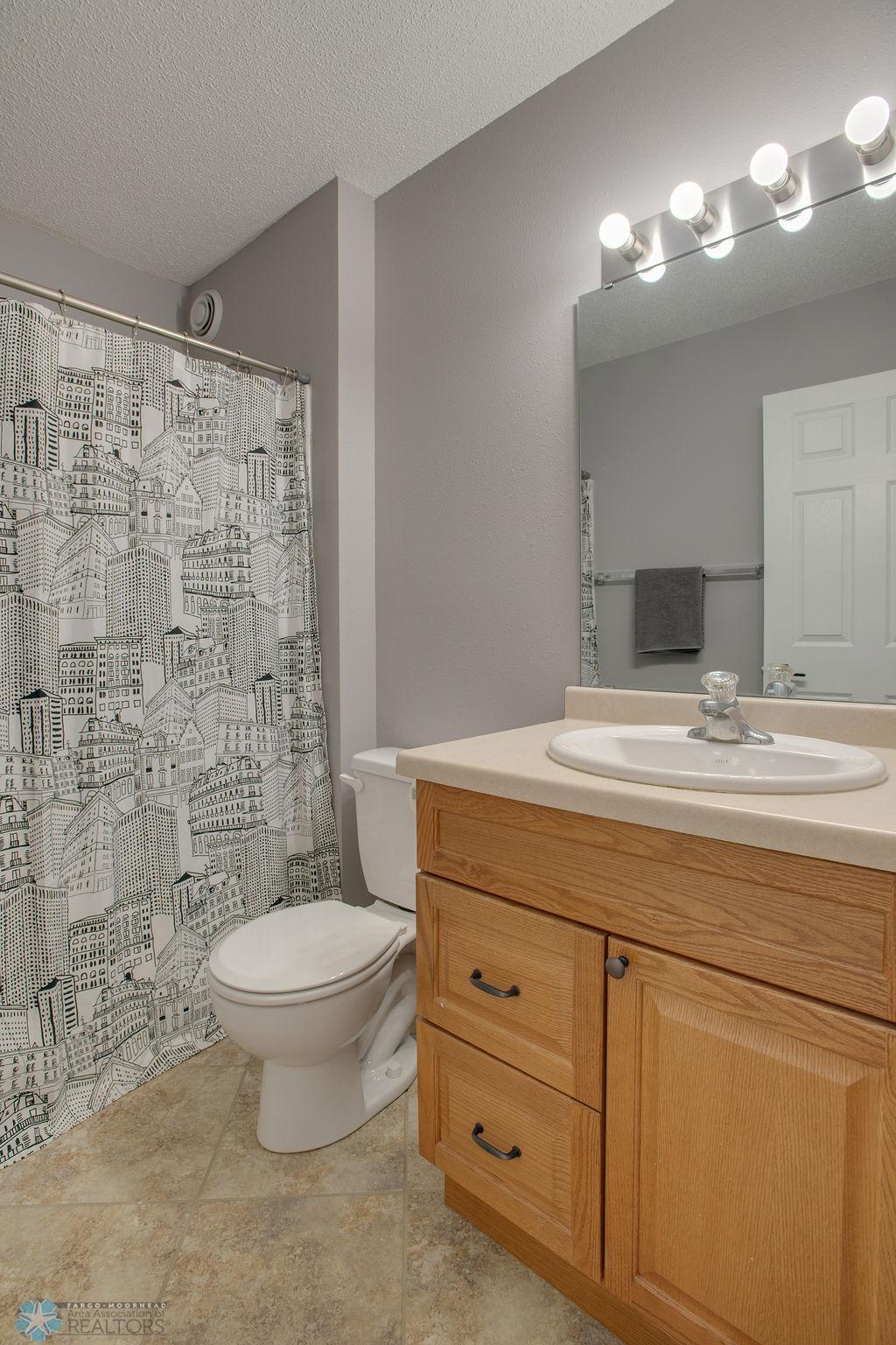 Lower level bath