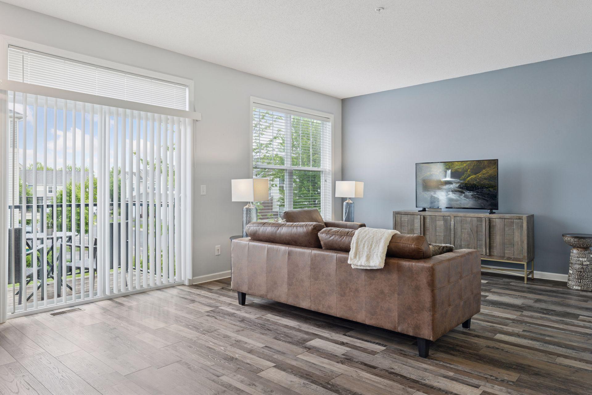 Fabulous living room is great for watch movies.