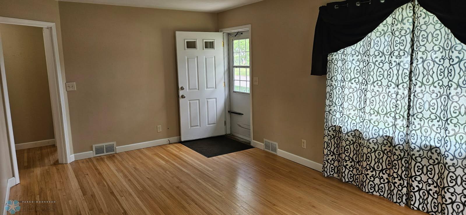 Living room and front entrance