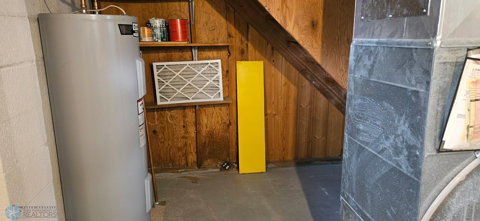 Basement storage area