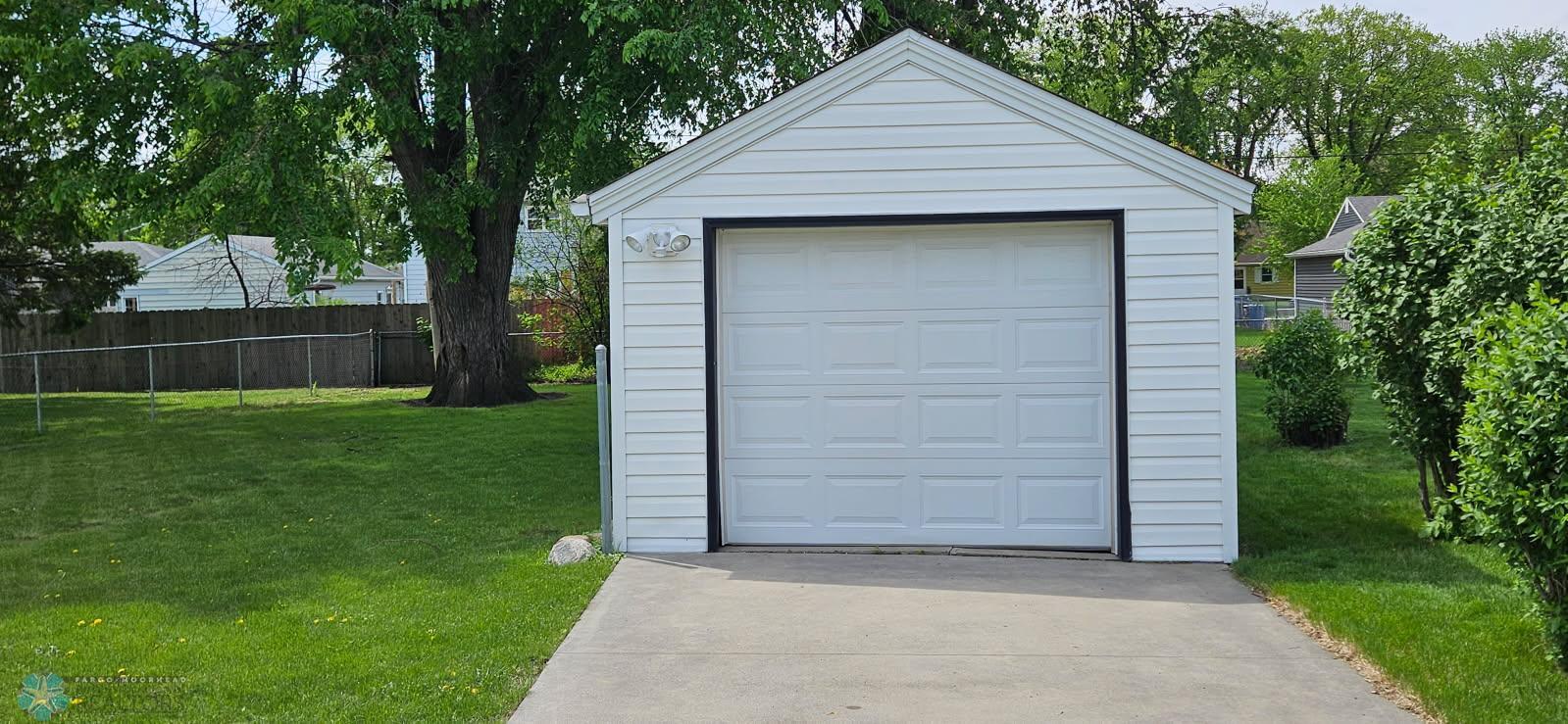 Garage front