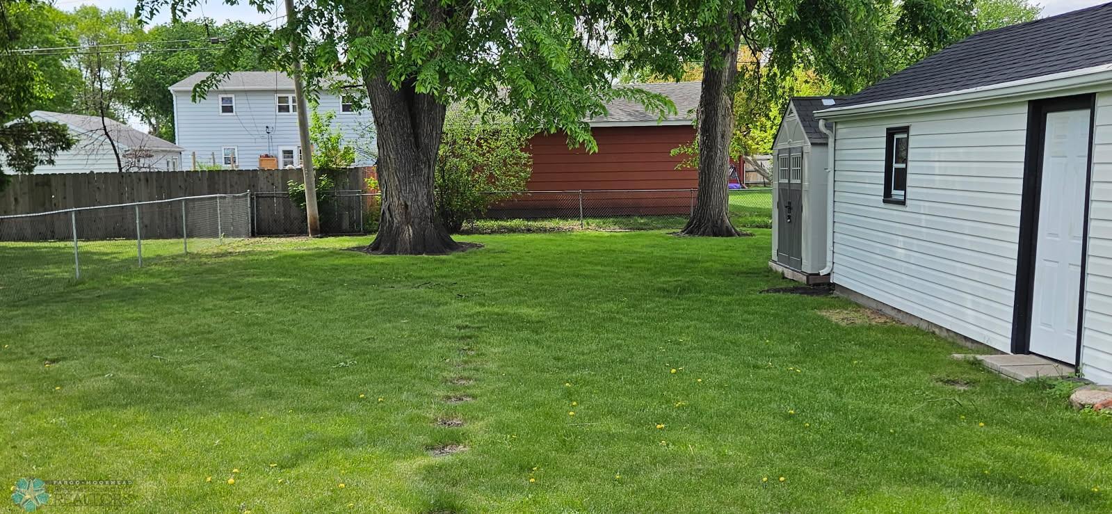 Back yard view 2