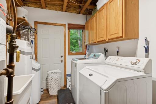 Spacious Laundry â Laundry room with elbow room and storage.
