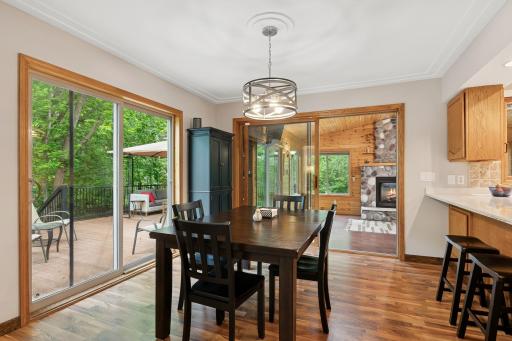 Sun-Filled Dining â Plenty of space for family meals and game nights.