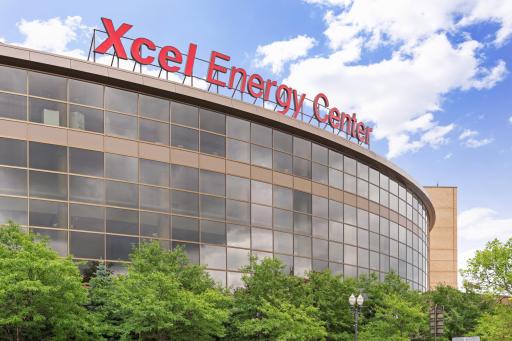 Xcel Energy Center Home of the Minnesota Wild Hockey Team and the Minnesota Frost