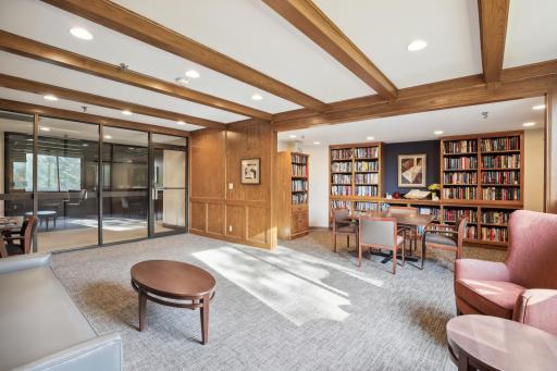 Amazing library on the 1st floor