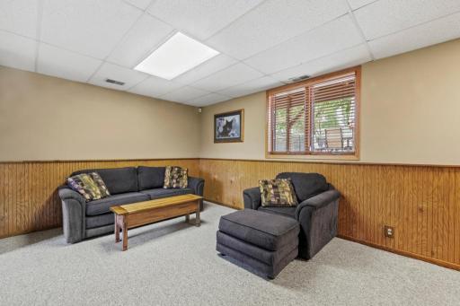 Lower level rec room