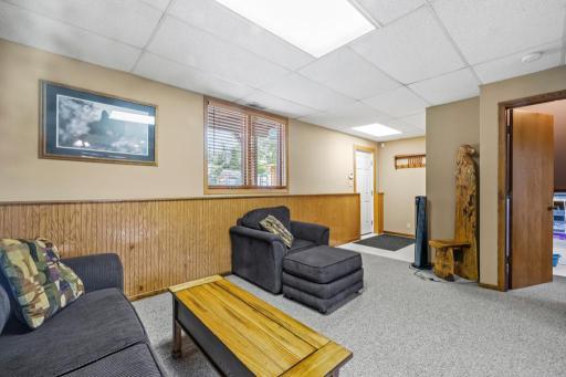 Separate entrance from pool evel