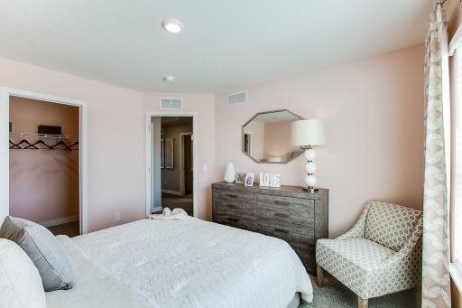 Secondary bedroom, 3 of 3. *Photos of a similar home. Colors and options may vary.