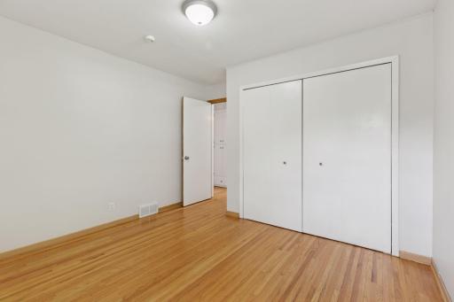 Bedroom 1 large at 13x13 with double closets