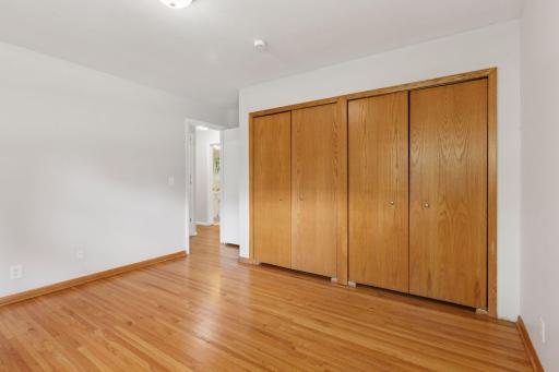Bedroom 1 large at 13x13 with double closets