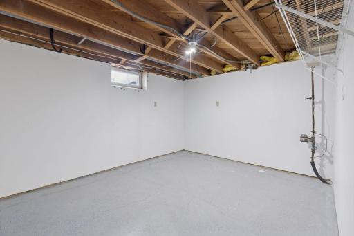 Storage area or space for a future room or two