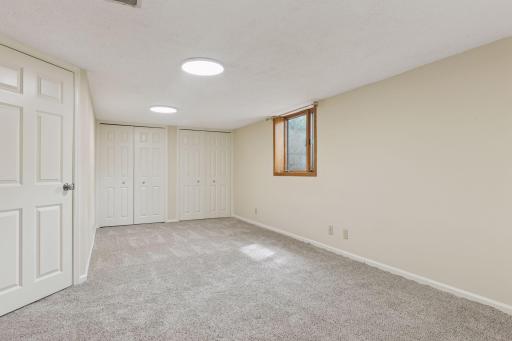 4th bedroom of second family room or flex room with fireplace