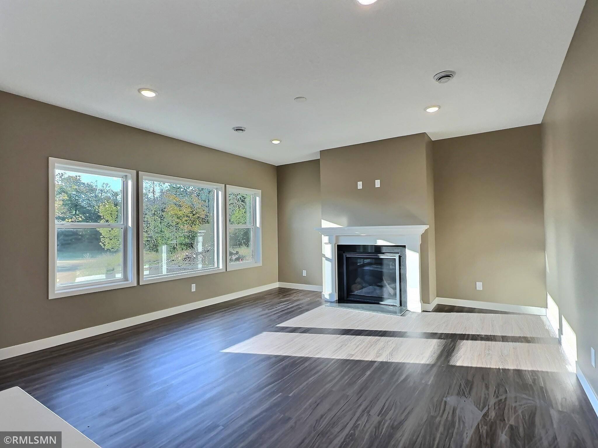 Large windows allow for lots of natural light, keeping things bright.