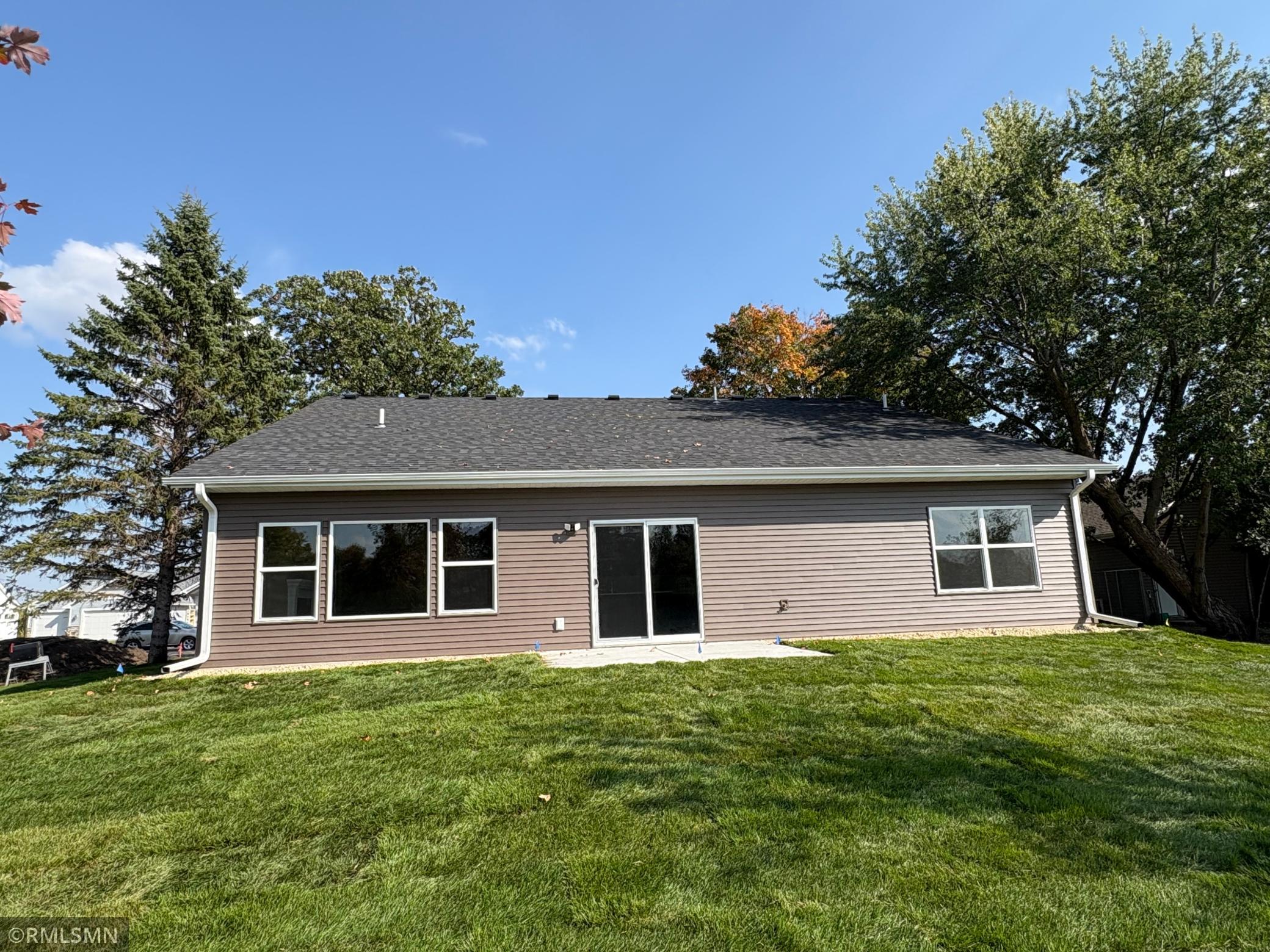 The patio home will be 1723 square feet with 3 bedrooms and 2 baths, additional features includes in floor heat, street side covered porch, concrete patio off the dining area, custom cabinetry, quartz countertops, and luxury vinyl plank flooring.