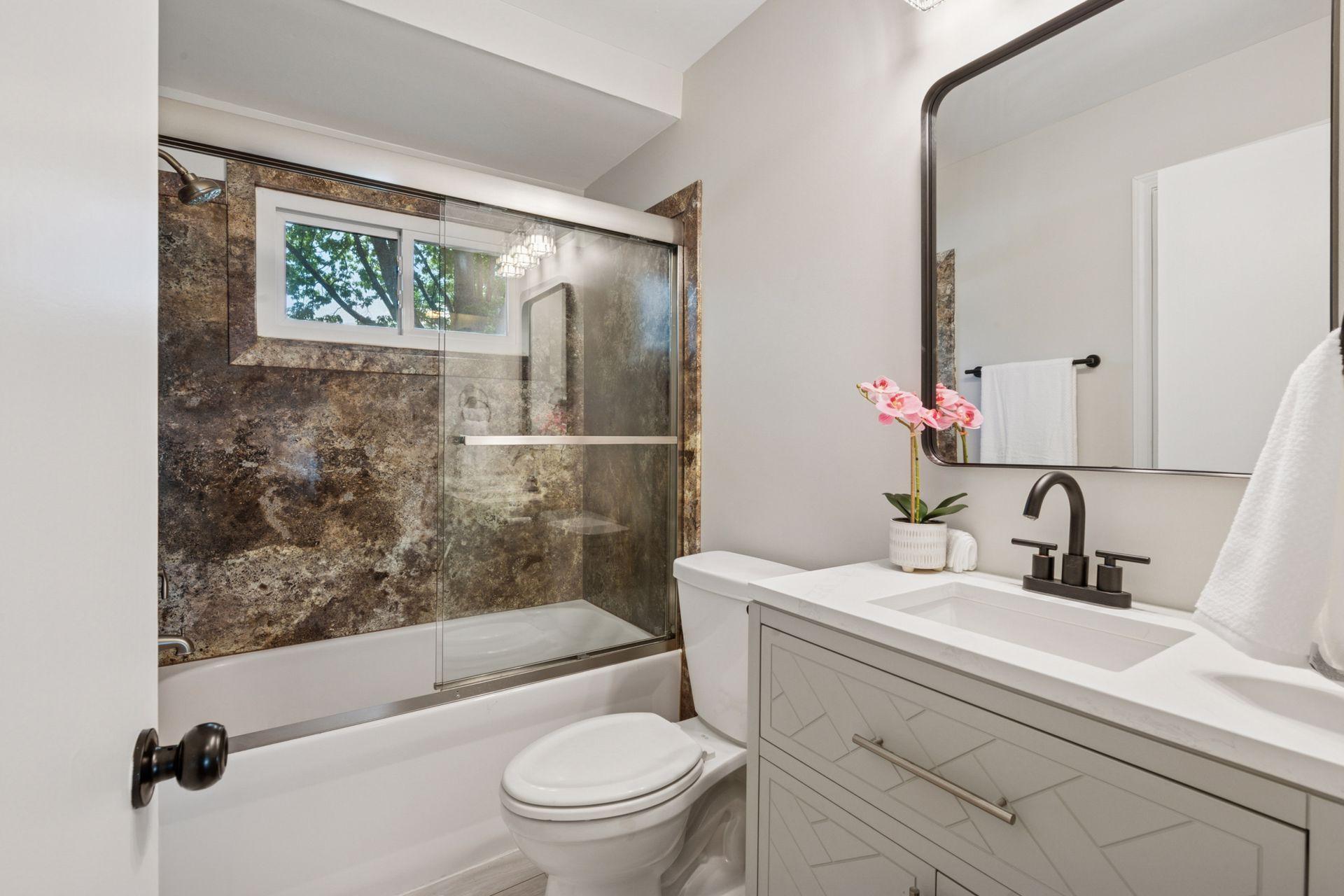 Updated full bath