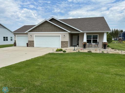 Front view, across the street from Long Lake