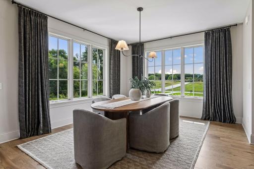 Light-Filled Dining Room with Expansive Views