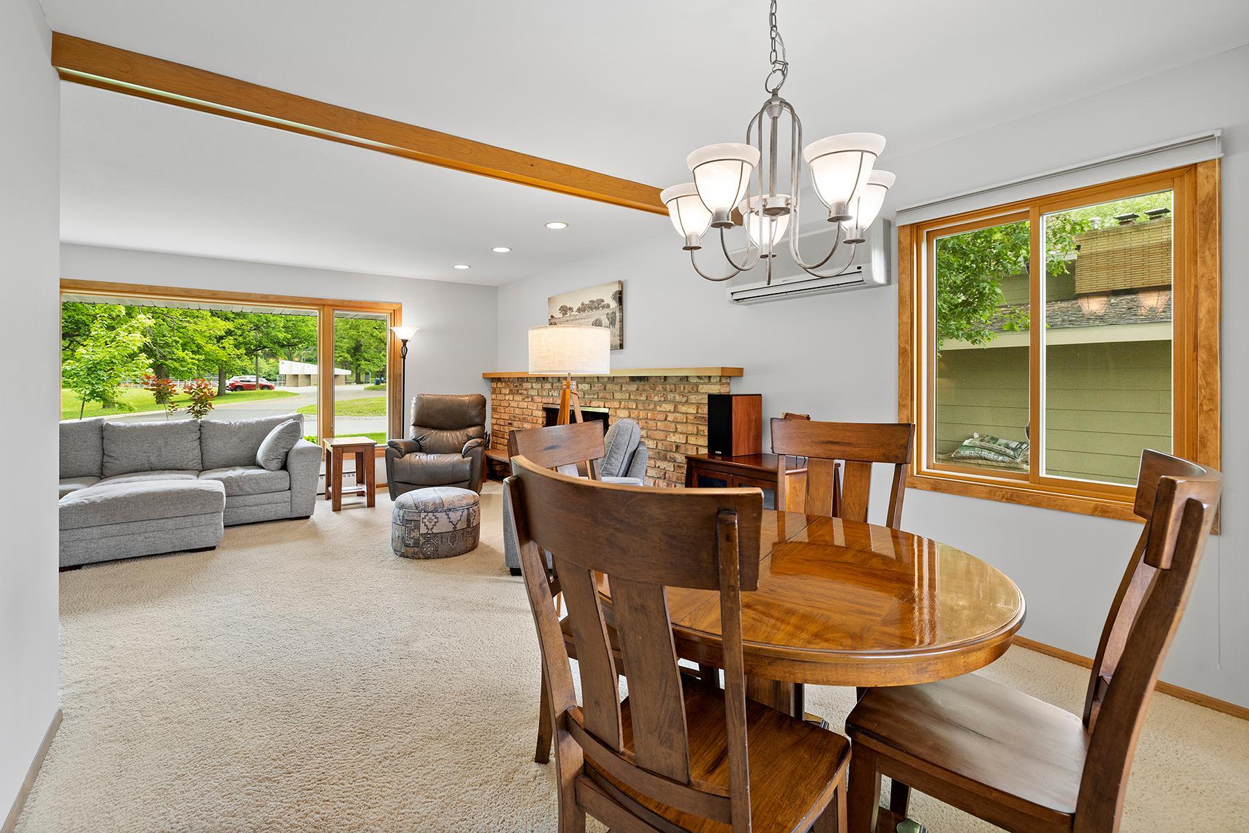 Freshly Painted Living/Dining Area