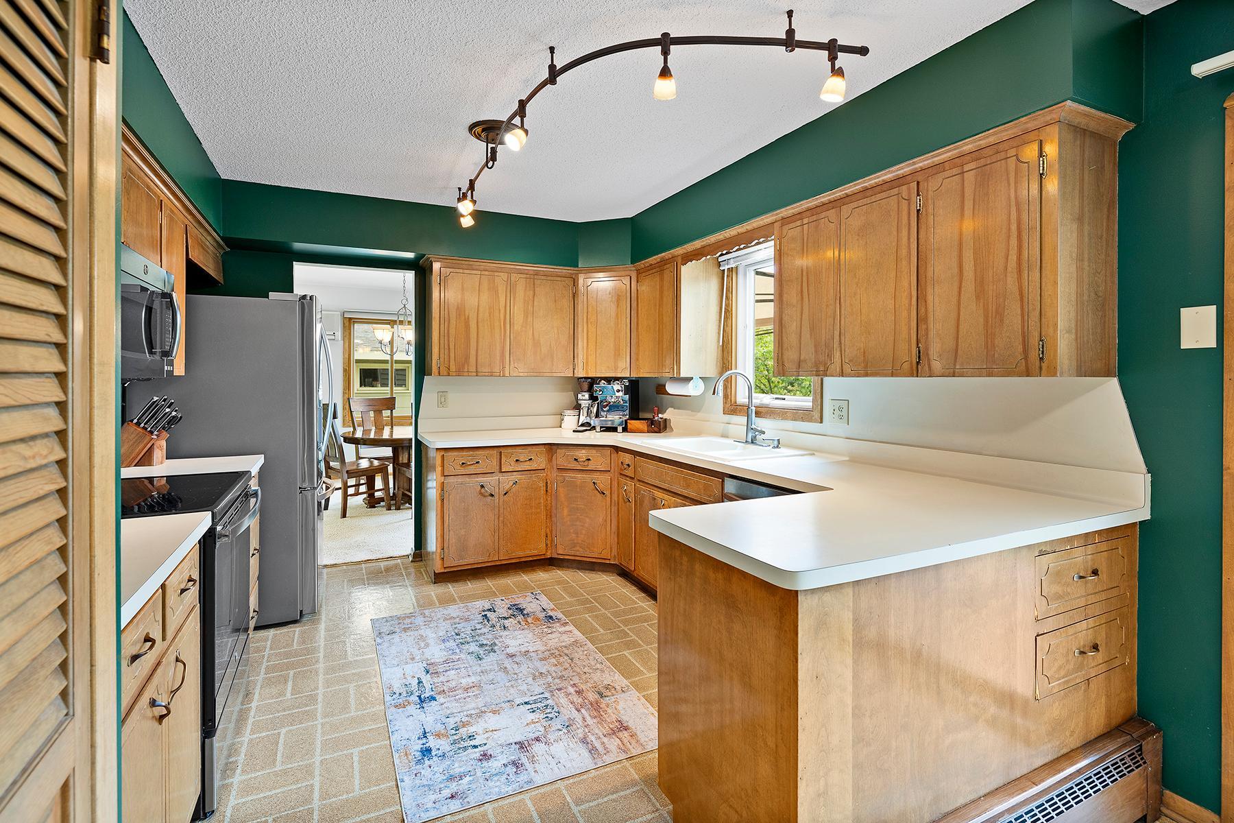 Kitchen with Stainless Steel Appliances