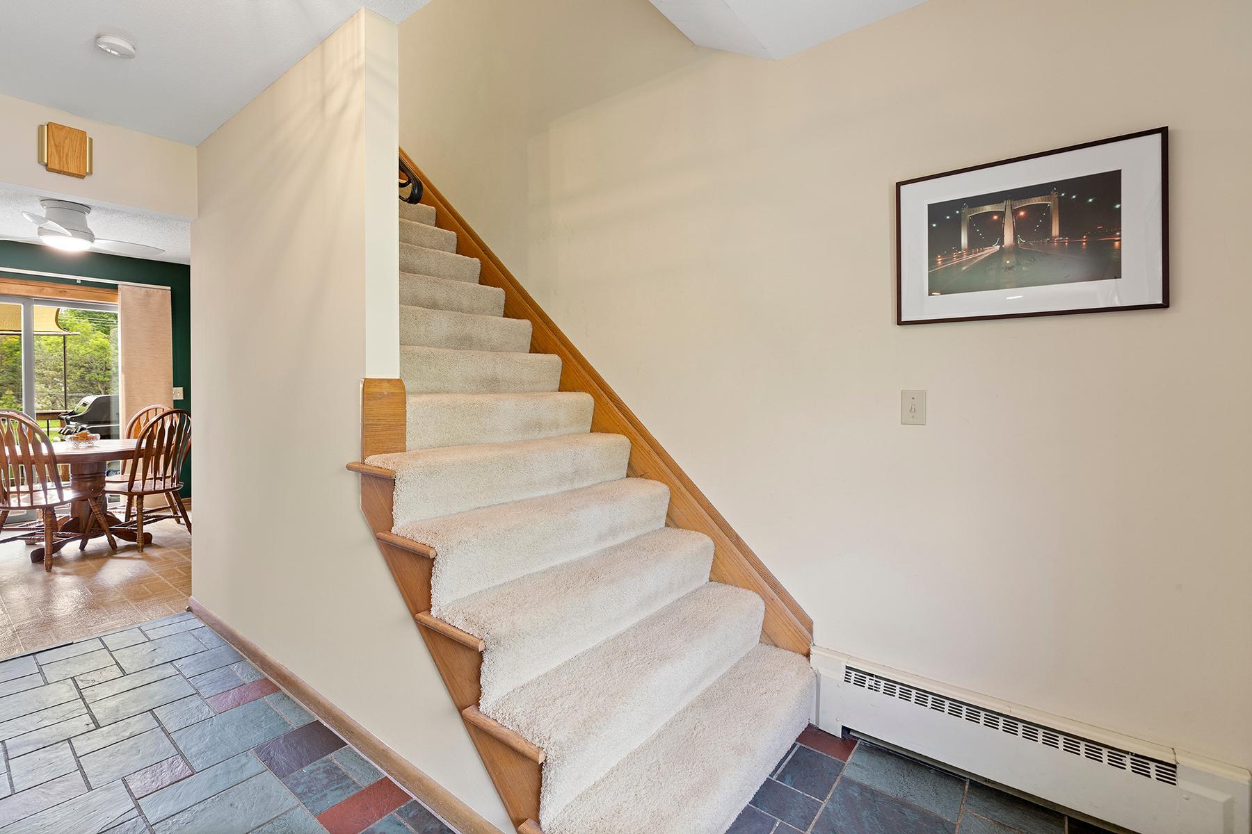 Stairwell to Upstairs - Three Bedrooms Up