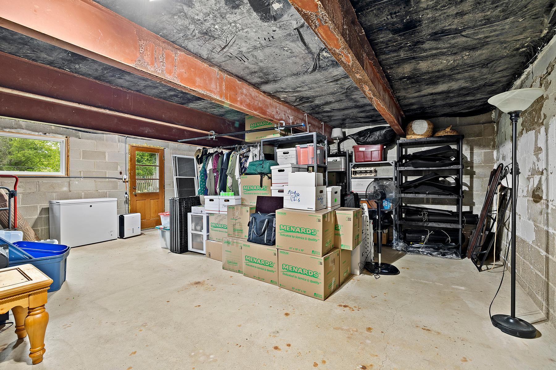 Lower Level Storage Room Under Garage