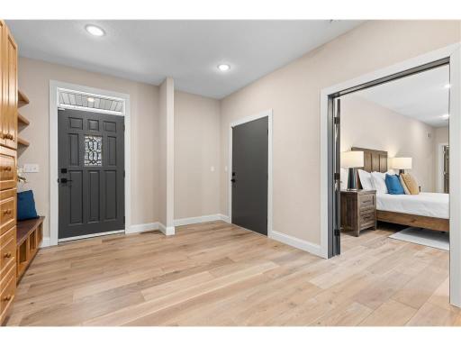 Stunning flooring and flow from entry to primary bedroom....