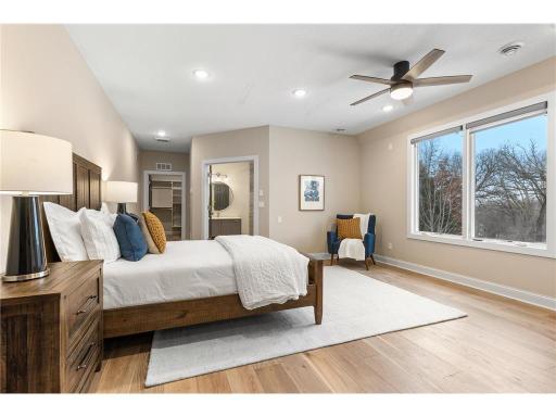 Main floor large and open primary bedroom.