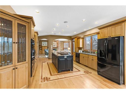 Large chef's dream kitchen with river views.