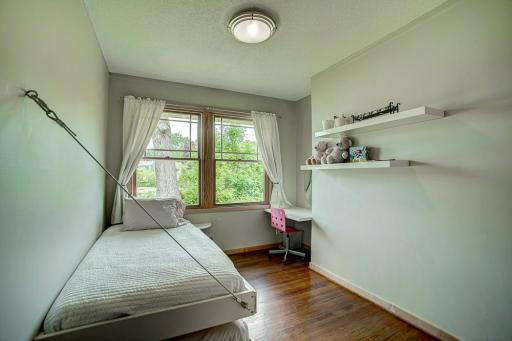 Bedroom 3 has a built-in trundle bed for sleep overs