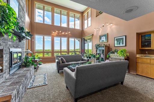 Entertain in Style in the Central Great Room, the Home revolves around this space, which can be appreciated from the Lower Level or Main Level.