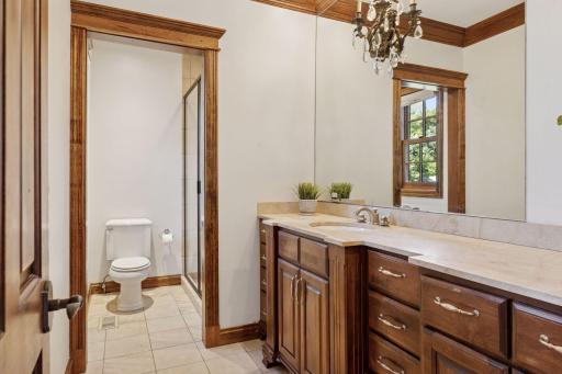 Another bathroom attached to the 3rd bedroom.