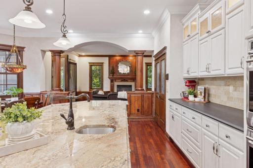 The flowing open floor plan is perfect entertaining and relaxed living.
