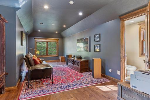 The 4th upper level bedroom currently used as gaming room/media room.