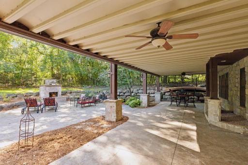 Below the deck has room for more entertaining!