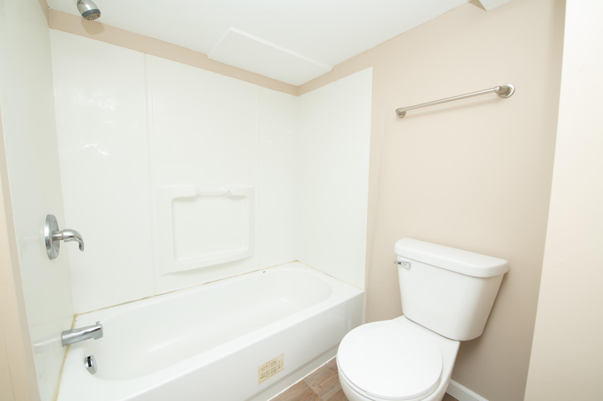 Basement bath tub view