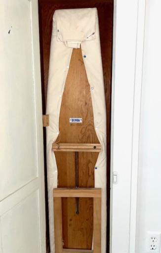 Great grandma's original 'old time' ironing board